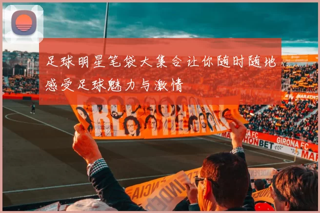 足球明星笔袋大集合让你随时随地感受足球魅力与激情