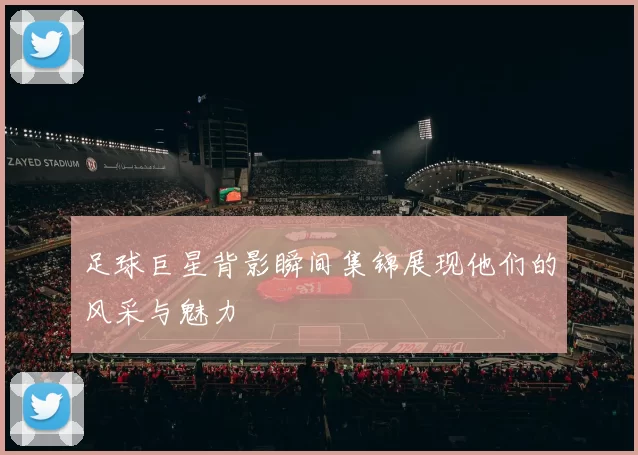 足球巨星背影瞬间集锦展现他们的风采与魅力